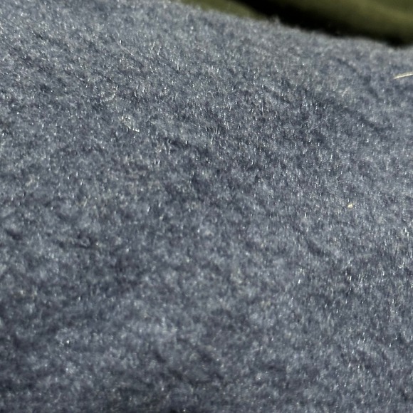 Pink Victoria's Secret Navy Blue Zip Up Hoodie Laurel Wreath Logo XL - Has Flaw - Picture 5 of 7